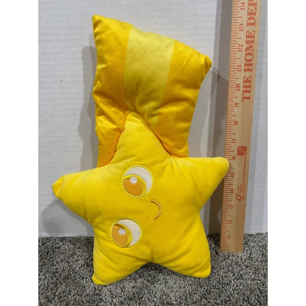 Plush Toy Kids Pixar Pier Shooting Star Disney Yellow OS Excellent